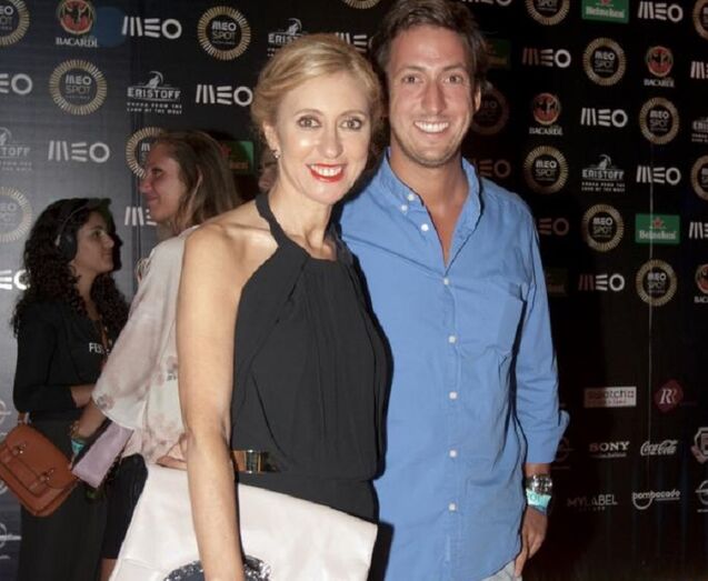 André Bessa, com a mãe, numa das suas últimas aparições públicas, numa festa da TVI