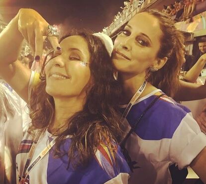 Maria João Bastos vibra no sambódromo