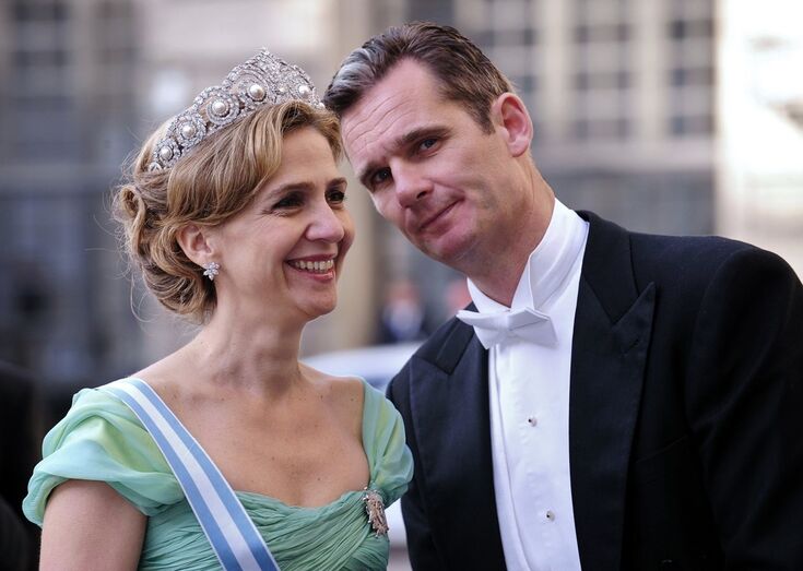 Infanta Cristina e Inaki nos tempos da vida de luxo da casa real espanhola