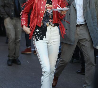 As maiores fãs das 'lace up pants'