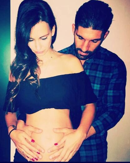 Lúcia Garcia e Bruno Aguiar são pais