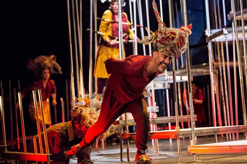 A peça de teatro 'A Divina Comédia-Inferno'