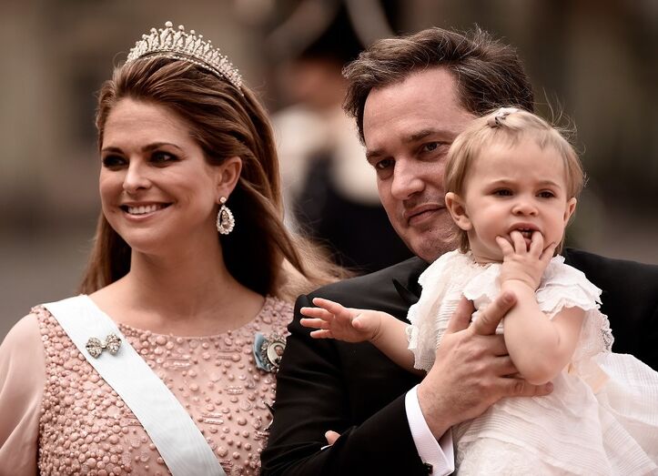 As primeiras imagens da filha recém-nascida de Madalena da Suécia