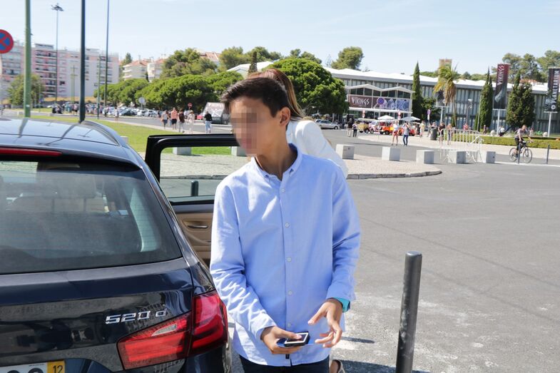 O filho mais velho de Liliana Aguiar, Júnior