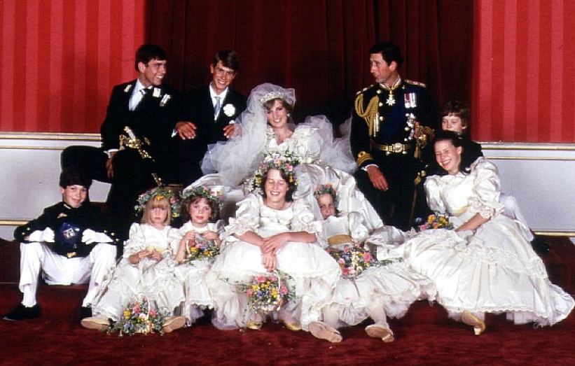 As crianças nos casamentos reais