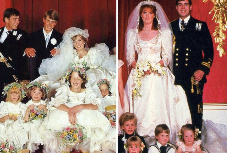 As crianças nos casamentos reais
