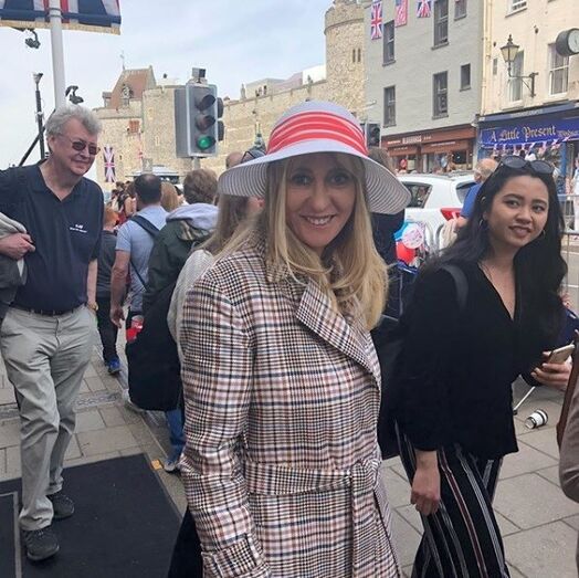 Os looks divertidos de Judite  em Londres 