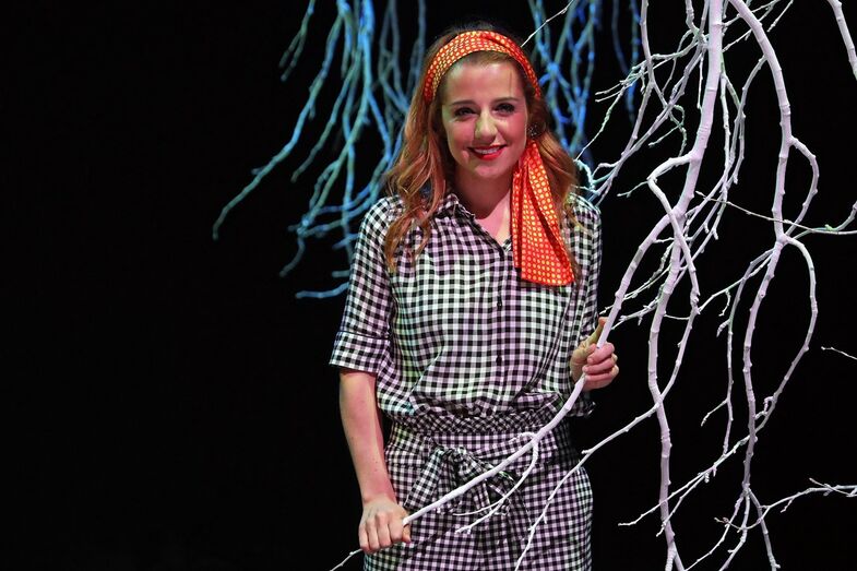 A atriz Inês Herédia