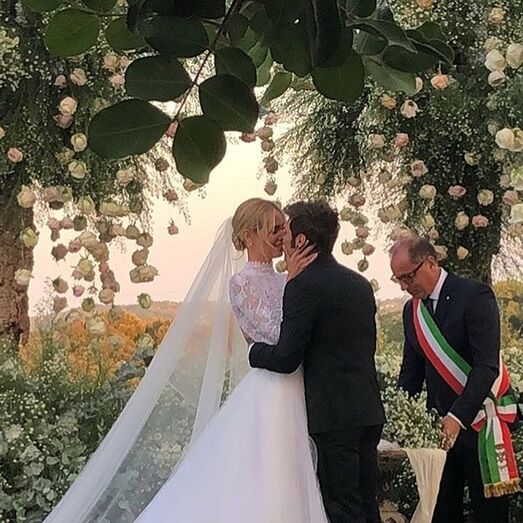 As imagens mais bonitas do "casamento real de Itália" 