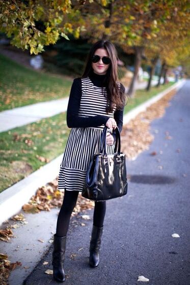 Como usar os vestidos de Verão ao longo do Outono