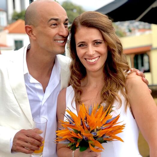 Os noivos, Andreia Vale e Duarte Gonçalves