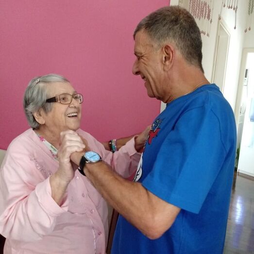 Hilda Rebello e Jorge Fernando