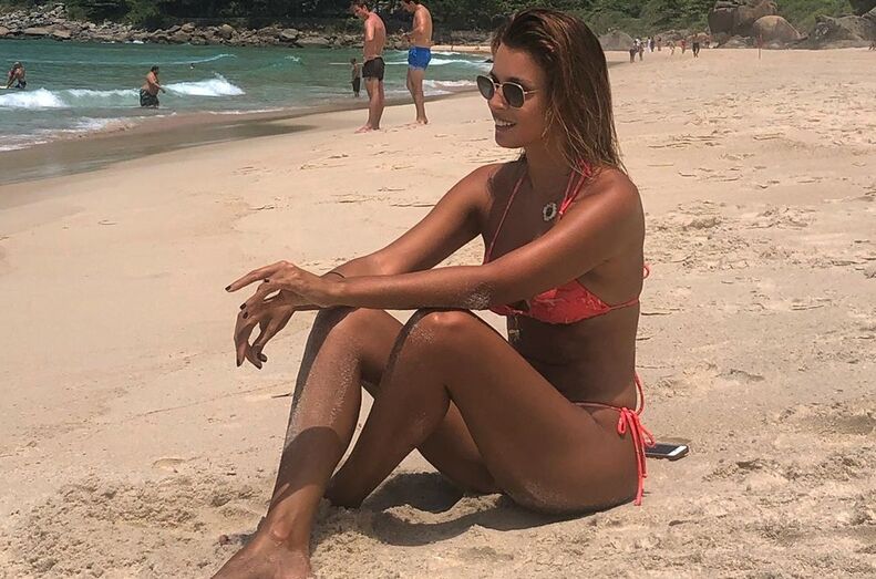 Maria Cerqueira Gomes, de 35 anos de idade, esteve a passar férias no início de novembro no Brasil, onde aproveitou para fazer praia.