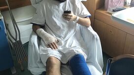 Assim ficou o filho de Nuno Rogeiro após atropelamento