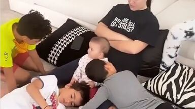 Katia Aveiro revela mais imagens da quarentena do clã Aveiro na Madeira