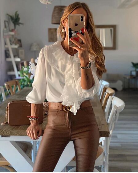 Blusas de estilo romântico, um must have 